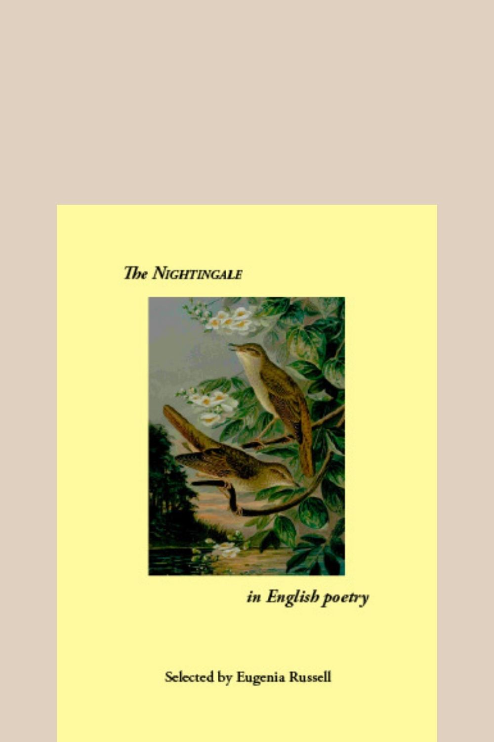 The Nightingale in English Poetry