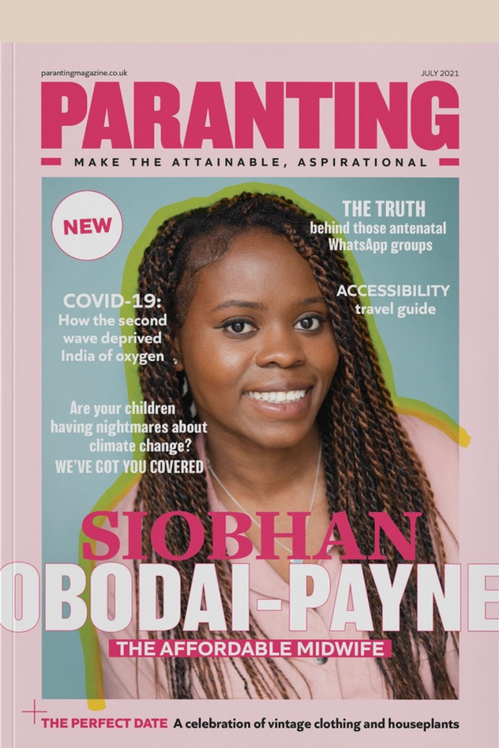 Paranting Magazine Issue #1 Front cover