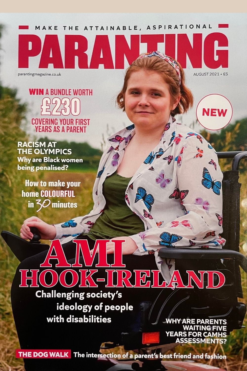 Front cover of Paranting Magazine Issue 2