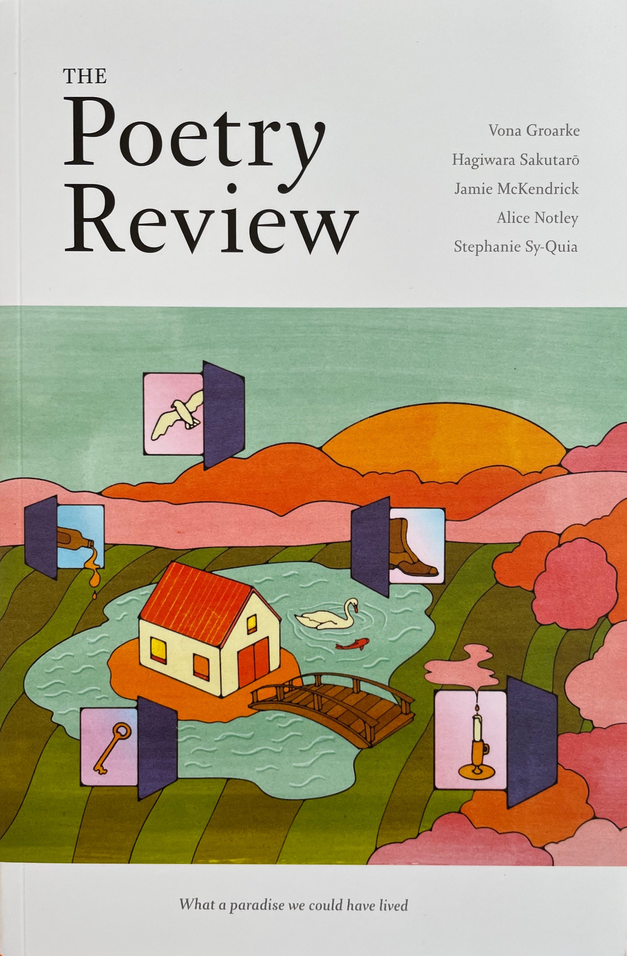 Front cover of Poetry Review Spring 2021 issue
