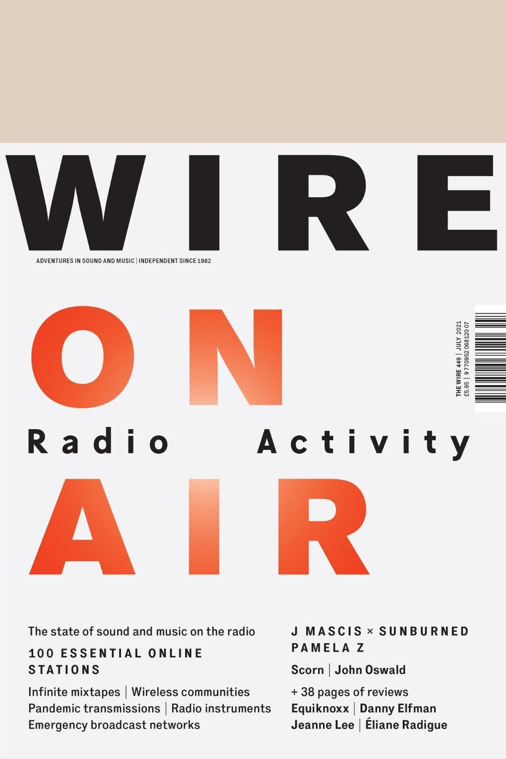 Front cover of The Wire Issue 449