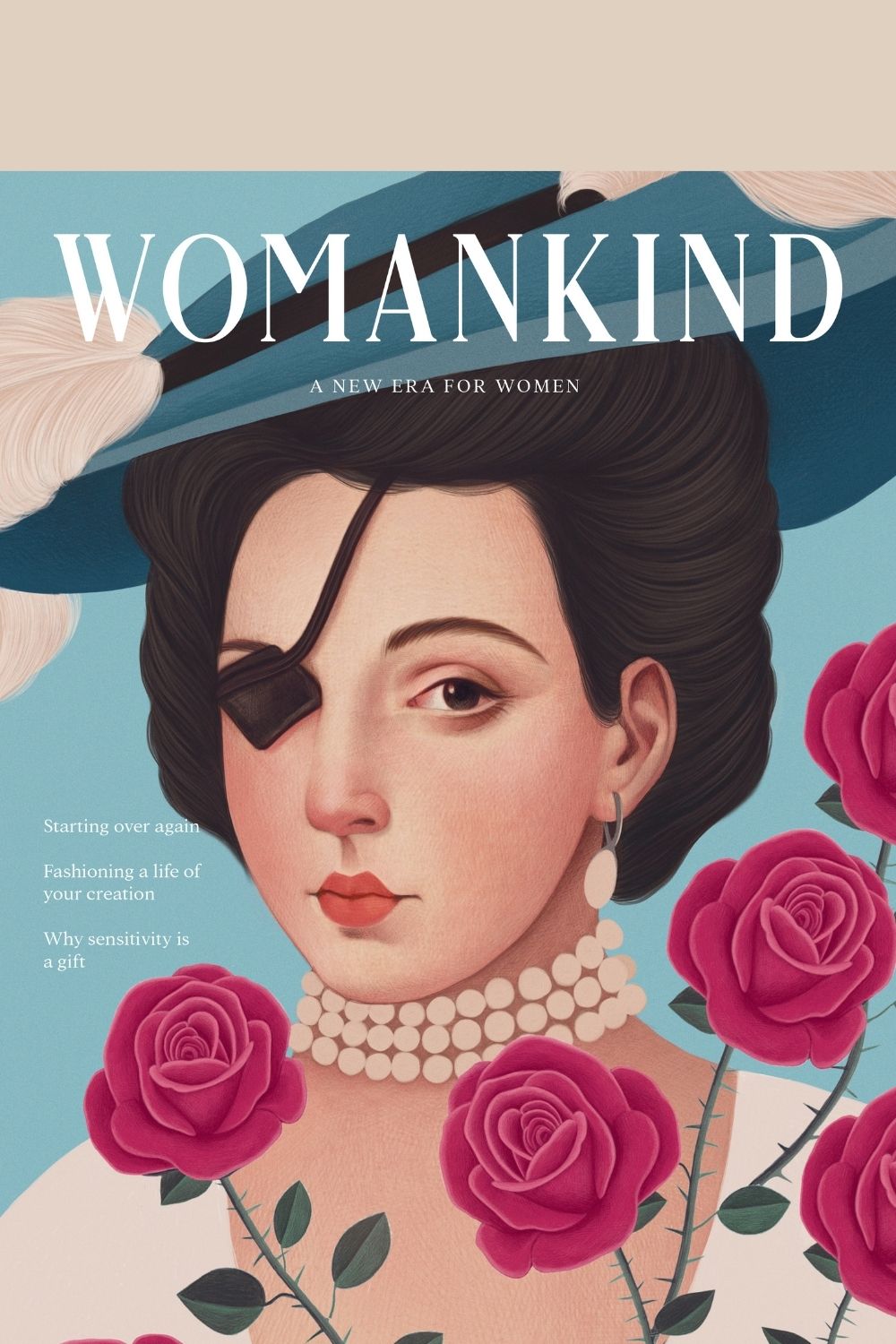 Front cover of Womankind Magazine Issue 22