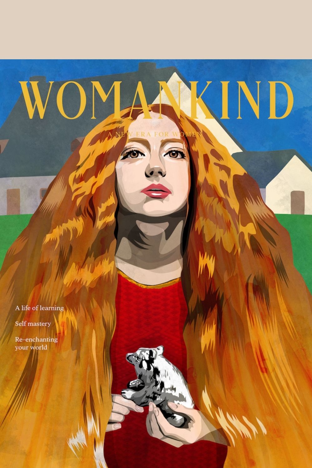 Front cover of Issue 25 of Womankind Magazine